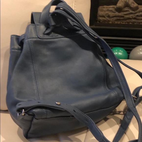 Used once. Longchamp leather backpacks - Picture 3 of 5